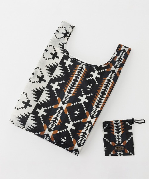 PENDLETON(ペンドルトン)の「PENDLETON/ペンドルトン ショッパー W/ポーチ(トートバッグ・レディース・ブラック/ライトグリーン/ネイビー/グレー/ベージュ・FREE)」の6枚目の写真