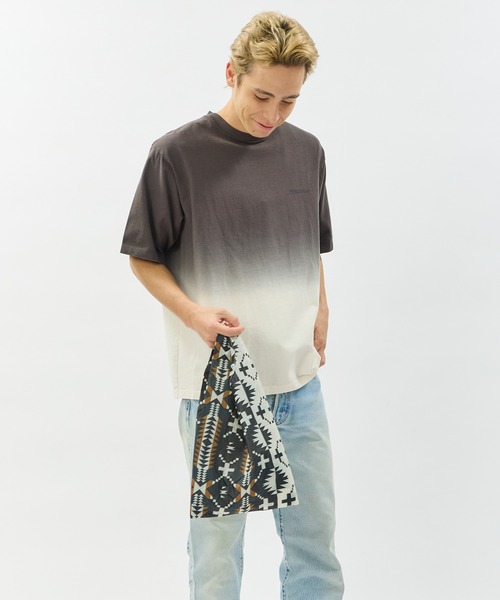 PENDLETON(ペンドルトン)の「PENDLETON/ペンドルトン ショッパー W/ポーチ(トートバッグ・レディース・ブラック/ライトグリーン/ネイビー/グレー/ベージュ・FREE)」の12枚目の写真