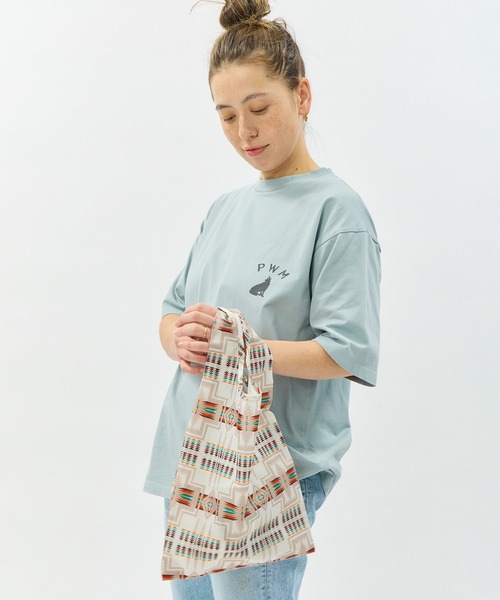 PENDLETON(ペンドルトン)の「PENDLETON/ペンドルトン ショッパー W/ポーチ(トートバッグ・レディース・ブラック/ライトグリーン/ネイビー/グレー/ベージュ・FREE)」の20枚目の写真