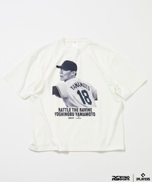 MLB PLAYERS× RYNO SPORTS ×FREAK’S STORE 別注 【YAMAMOTO】CLOSE UP PHOTO TEE