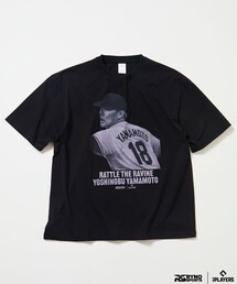 MLB PLAYERS× RYNO SPORTS ×FREAK’S STORE 別注 【YAMAMOTO】CLOSE UP PHOTO TEE