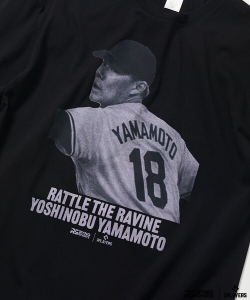 FREAK'S STORE(フリークスストア)の「MLB PLAYERS× RYNO SPORTS ×FREAK’S STORE 別注 【YAMAMOTO】CLOSE UP PHOTO TEE(Tシャツ/カットソー・メンズ・ブラック/ホワイト・ONE SIZE/LARGE/MEDIUM/SMALL)」の4枚目の写真