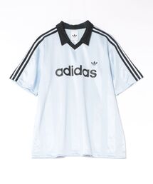 adidas（アディダス）の「adidas アディダス M COLLAR ENGINEERED SS JERSEY ショートスリーブ KE2453 CRYSTALSKY（Tシャツ/カットソー）」