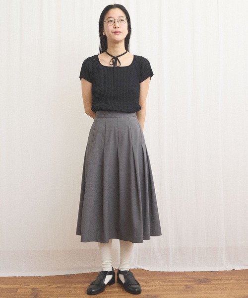 fig London(フィグロンドン)の「Lilly knit(ニット/セーター・レディース・ブラック/アッシュグレー・FREE)」の16枚目の写真