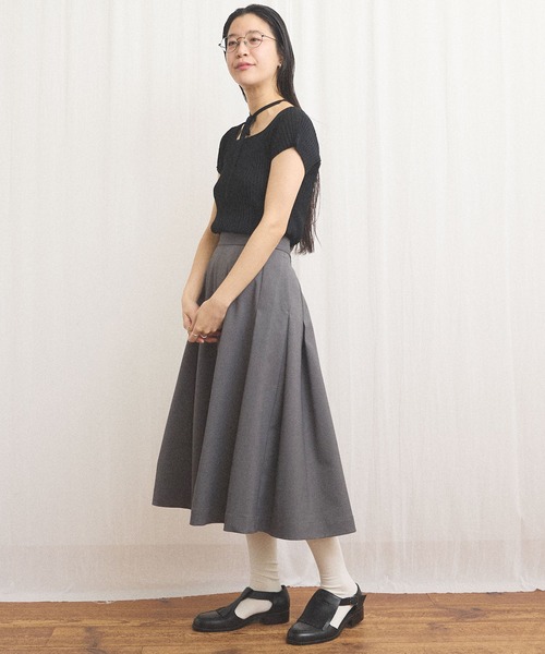 fig London(フィグロンドン)の「Lilly knit(ニット/セーター・レディース・ブラック/アッシュグレー・FREE)」の15枚目の写真