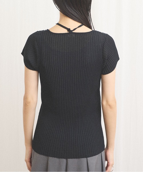 fig London(フィグロンドン)の「Lilly knit(ニット/セーター・レディース・ブラック/アッシュグレー・FREE)」の8枚目の写真