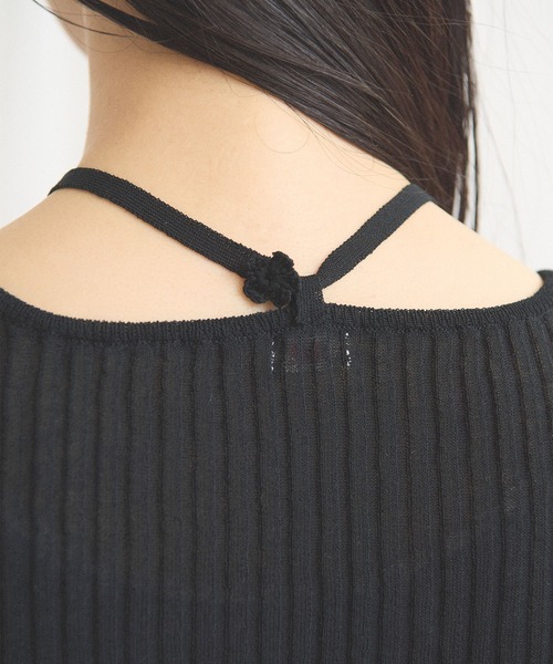 fig London(フィグロンドン)の「Lilly knit(ニット/セーター・レディース・ブラック/アッシュグレー・FREE)」の7枚目の写真