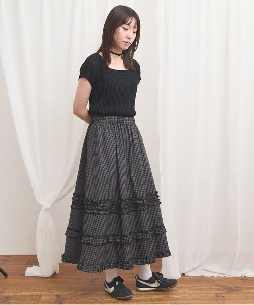 fig London(フィグロンドン)の「Lilly knit(ニット/セーター・レディース・ブラック/アッシュグレー・FREE)」の21枚目の写真