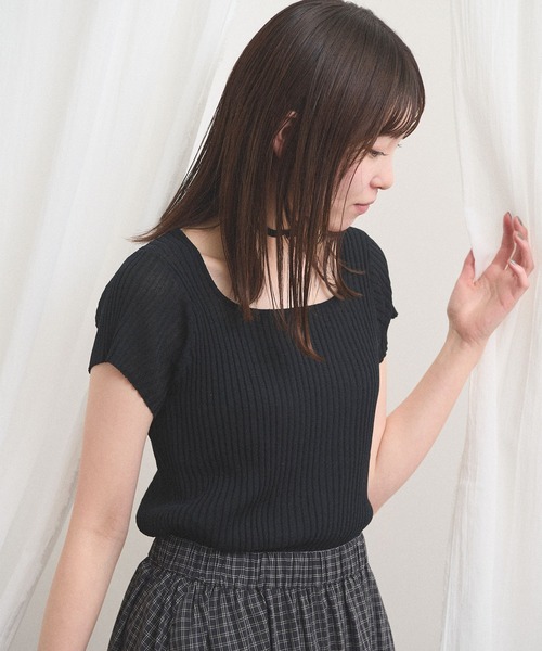 fig London(フィグロンドン)の「Lilly knit(ニット/セーター・レディース・ブラック/アッシュグレー・FREE)」の17枚目の写真
