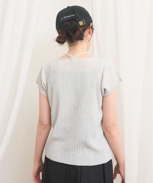 fig London(フィグロンドン)の「Lilly knit(ニット/セーター・レディース・ブラック/アッシュグレー・FREE)」の11枚目の写真