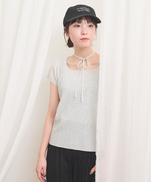 fig London(フィグロンドン)の「Lilly knit(ニット/セーター・レディース・ブラック/アッシュグレー・FREE)」の20枚目の写真
