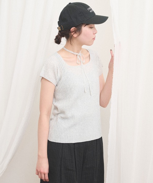 fig London(フィグロンドン)の「Lilly knit(ニット/セーター・レディース・ブラック/アッシュグレー・FREE)」の19枚目の写真