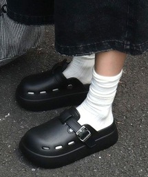 Vipoa | Belt design slippon sandals(サンダル)