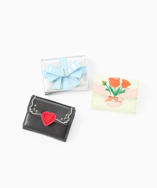 Casselini（キャセリーニ）の「Casselini(キャセリーニ)ギフトモチーフウォレット（財布・レディース・シルバー/ブラック/ミント・FREE）」の2枚目の写真