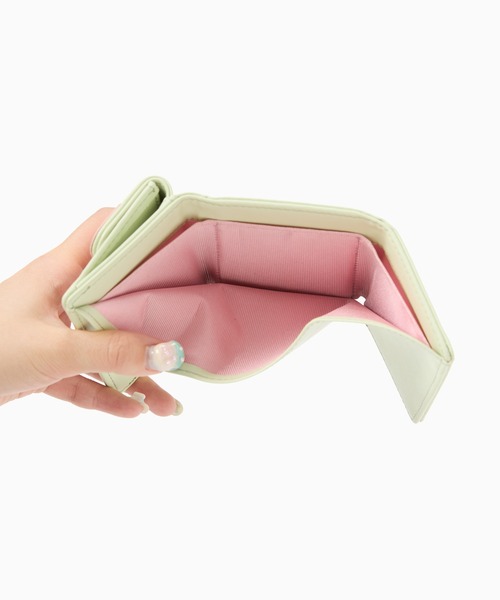 Casselini（キャセリーニ）の「Casselini(キャセリーニ)ギフトモチーフウォレット（財布・レディース・シルバー/ブラック/ミント・FREE）」の8枚目の写真