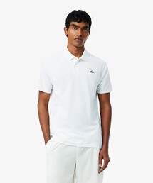 新品未使用　タグ付　Lacoste ホワイト 長袖ポロシャツ S 白　ポロ　ラコ LACOSTE（ラコステ） ポロシャツ ポロ ストレッチポロシャツ（長袖