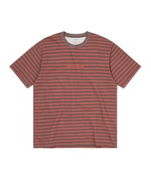 thisisneverthat(�f�B�X�C�Y�l�o�[�U�b�g)��Printed Striped Tee(T�V���c/�J�b�g�\�[)