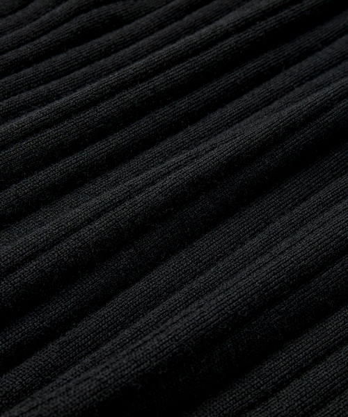 BRANDED（ブランデッド）の「GRACE MERINO WOOL POLO KNIT [BLACK]（ニット/セーター・メンズ・その他・MEDIUM/LARGE/X-LARGE）」の5枚目の写真
