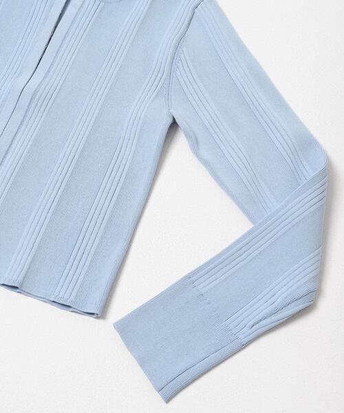 URBAN RESEARCH（アーバンリサーチ）の「ランダムリブニットカーディガン（カーディガン/ボレロ・レディース・ブルー系その他/ピンク/ブラック・FREE）」の17枚目の写真