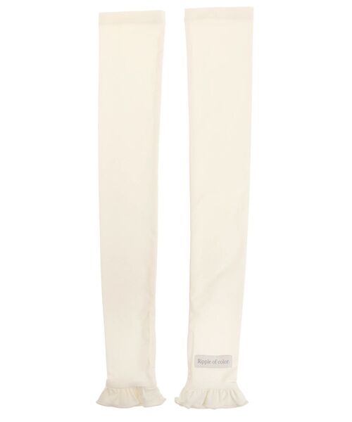 dazzlin(ダズリン)の「【UV】デザインネイムフリルアームカバー(アームカバー・レディース・オフホワイト/ブラック・FREE)」の15枚目の写真