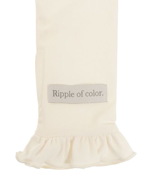 dazzlin(ダズリン)の「【UV】デザインネイムフリルアームカバー(アームカバー・レディース・オフホワイト/ブラック・FREE)」の17枚目の写真