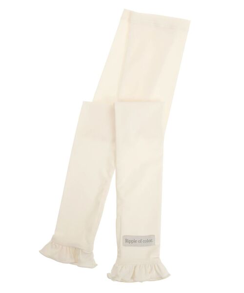 dazzlin(ダズリン)の「【UV】デザインネイムフリルアームカバー(アームカバー・レディース・オフホワイト/ブラック・FREE)」の20枚目の写真