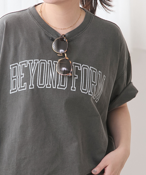 JOURNAL STANDARD(ジャーナルスタンダード)の「ピグメントテンジクドロストTEE(Tシャツ/カットソー・レディース・ブラック/ストーン/グリーン・FREE)」の16枚目の写真