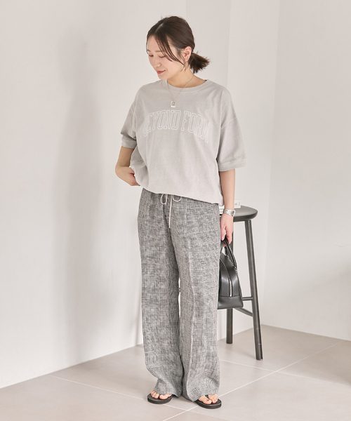 JOURNAL STANDARD(ジャーナルスタンダード)の「ピグメントテンジクドロストTEE(Tシャツ/カットソー・レディース・ブラック/ストーン/グリーン・FREE)」の13枚目の写真