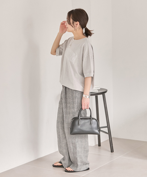 JOURNAL STANDARD(ジャーナルスタンダード)の「ピグメントテンジクドロストTEE(Tシャツ/カットソー・レディース・ブラック/ストーン/グリーン・FREE)」の12枚目の写真