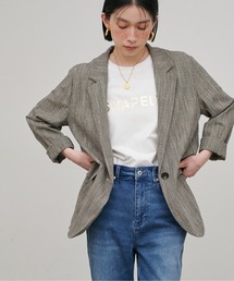 LARUTA | 【LARUTA】シルケットエンボスロゴT(Tシャツ/カットソー)