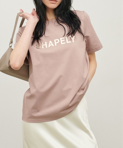 LARUTA(ラルータ)の「【LARUTA】シルケットエンボスロゴT(Tシャツ/カットソー・レディース・ブラック/ピンク/オフホワイト/モカ・FREE)」の20枚目の写真