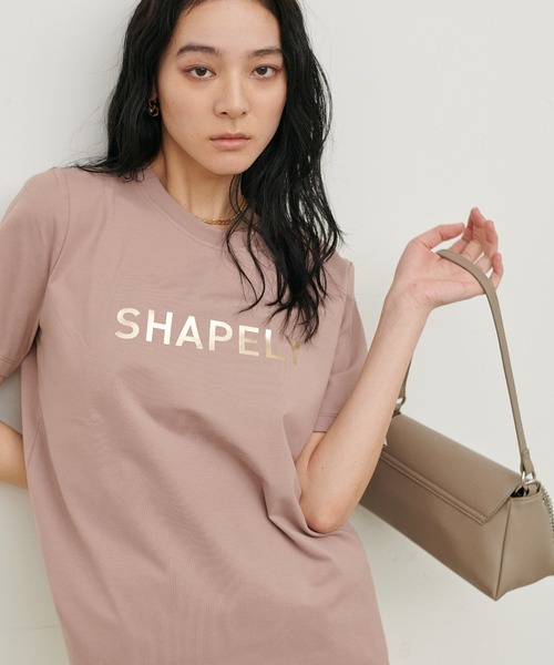 LARUTA(ラルータ)の「【LARUTA】シルケットエンボスロゴT(Tシャツ/カットソー・レディース・ブラック/ピンク/オフホワイト/モカ・FREE)」の22枚目の写真