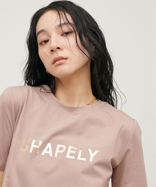 LARUTA(ラルータ)の「【LARUTA】シルケットエンボスロゴT(Tシャツ/カットソー・レディース・ブラック/ピンク/オフホワイト/モカ・FREE)」の21枚目の写真