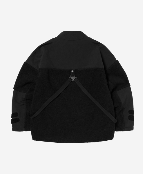 KALAPATTHAR(カラパタール)の「KP LOGO MULTI POCKET STRAP HEAVY FLEECE JACKET - BLACK(その他アウター・メンズ・その他・MEDIUM/LARGE/X-LARGE)」の3枚目の写真