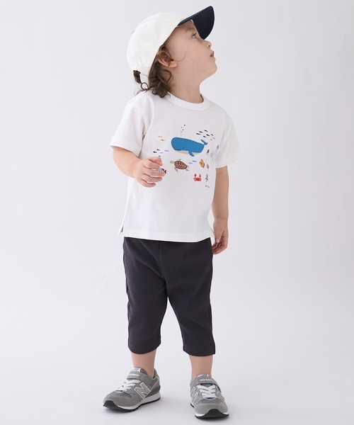 petit main(プティマイン)の「【プティプラ】BOYS半袖Tシャツ(Tシャツ/カットソー・キッズ・オフホワイト/レッド/ホワイト系その他/カラフル/キナリ/クリーム/ターコイズブルー/ライトブルー/黄緑系/パープル・110cm/130cm/80cm/90cm/100cm/120cm)」の15枚目の写真