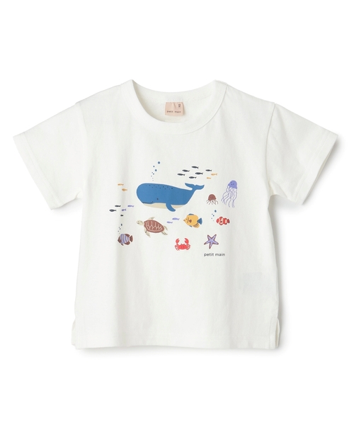 petit main(プティマイン)の「【プティプラ】BOYS半袖Tシャツ(Tシャツ/カットソー・キッズ・オフホワイト/レッド/ホワイト系その他/カラフル/キナリ/クリーム/ターコイズブルー/ライトブルー/黄緑系/パープル・110cm/130cm/80cm/90cm/100cm/120cm)」の17枚目の写真