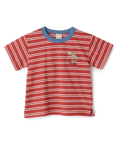 petit main(プティマイン)の「【プティプラ】BOYS半袖Tシャツ(Tシャツ/カットソー・キッズ・オフホワイト/レッド/ホワイト系その他/カラフル/キナリ/クリーム/ターコイズブルー/ライトブルー/黄緑系/パープル・110cm/130cm/80cm/90cm/100cm/120cm)」の18枚目の写真