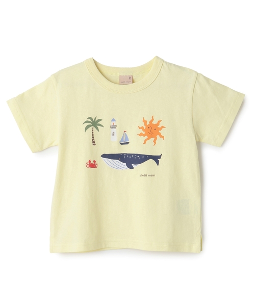 petit main(プティマイン)の「【プティプラ】BOYS半袖Tシャツ(Tシャツ/カットソー・キッズ・オフホワイト/レッド/ホワイト系その他/カラフル/キナリ/クリーム/ターコイズブルー/ライトブルー/黄緑系/パープル・110cm/130cm/80cm/90cm/100cm/120cm)」の19枚目の写真