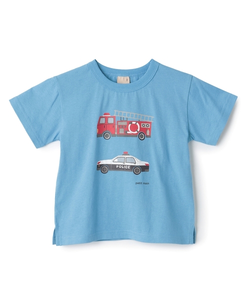 petit main(プティマイン)の「【プティプラ】BOYS半袖Tシャツ(Tシャツ/カットソー・キッズ・オフホワイト/レッド/ホワイト系その他/カラフル/キナリ/クリーム/ターコイズブルー/ライトブルー/黄緑系/パープル・110cm/130cm/80cm/90cm/100cm/120cm)」の21枚目の写真