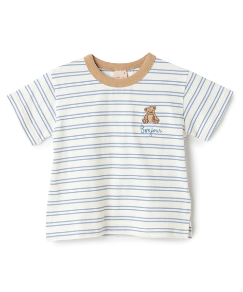 petit main(プティマイン)の「【プティプラ】BOYS半袖Tシャツ(Tシャツ/カットソー・キッズ・オフホワイト/レッド/ホワイト系その他/カラフル/キナリ/クリーム/ターコイズブルー/ライトブルー/黄緑系/パープル・110cm/130cm/80cm/90cm/100cm/120cm)」の22枚目の写真