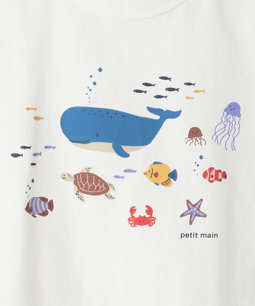 petit main(プティマイン)の「【プティプラ】BOYS半袖Tシャツ(Tシャツ/カットソー・キッズ・オフホワイト/レッド/ホワイト系その他/カラフル/キナリ/クリーム/ターコイズブルー/ライトブルー/黄緑系/パープル・110cm/130cm/80cm/90cm/100cm/120cm)」の17枚目の写真