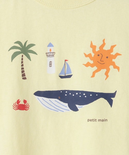 petit main(プティマイン)の「【プティプラ】BOYS半袖Tシャツ(Tシャツ/カットソー・キッズ・オフホワイト/レッド/ホワイト系その他/カラフル/キナリ/クリーム/ターコイズブルー/ライトブルー/黄緑系/パープル・110cm/130cm/80cm/90cm/100cm/120cm)」の18枚目の写真