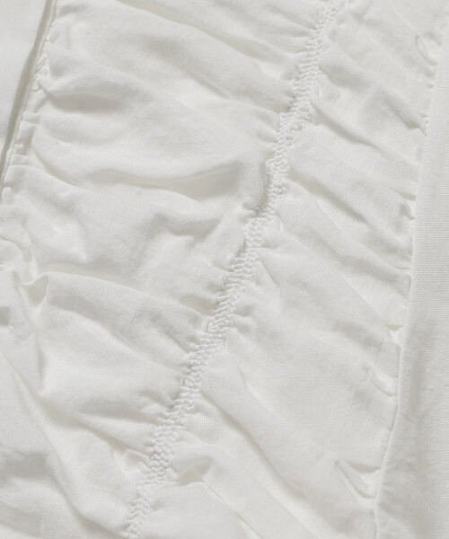 Firsthand(ファーストハンド)の「Firsthand/ファーストハンド シアー シャーリング ボリュームスリーブ ブラウス / 5分袖(シャツ/ブラウス・レディース・ホワイト/サックスブルー/ブラック・FREE)」の15枚目の写真