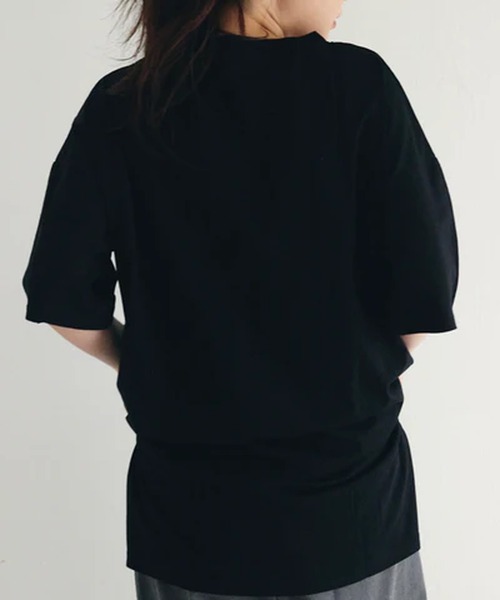 merrylatte(メリーラテ)の「SANTAMONIKA Tシャツ【IROHANI】(Tシャツ/カットソー・レディース・ベージュ/ブラック/ブルー・FREE)」の7枚目の写真