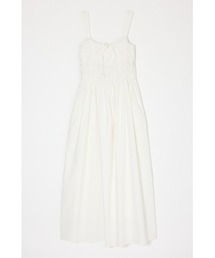 COTTON GATHER CAMI ドレス
