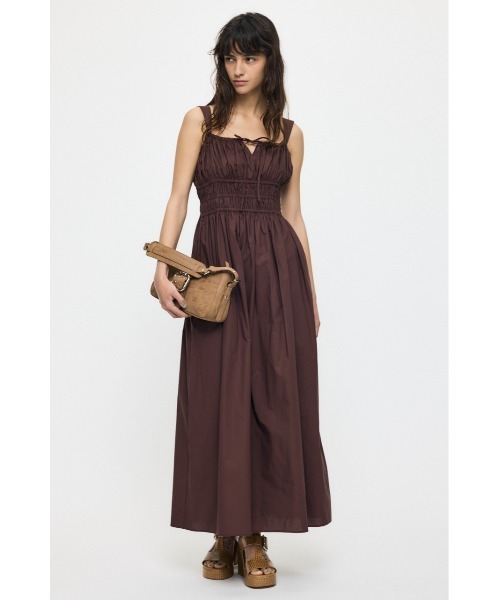 セール】COTTON GATHER CAMI ドレス（ワンピース）｜MOUSSY（マウジー