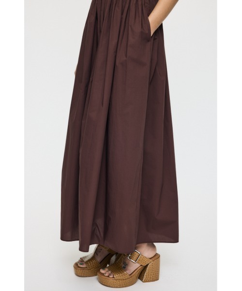 MOUSSY(マウジー)の「COTTON GATHER CAMI ドレス(ワンピース・レディース・ブラック/オフホワイト/ブラウン・2/1)」の14枚目の写真