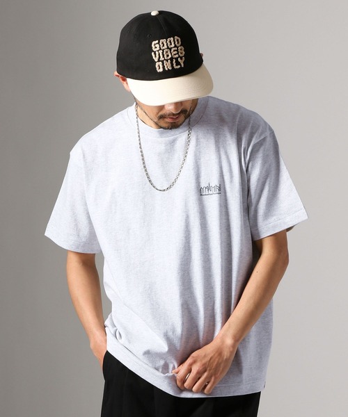 Manhattan Portage(マンハッタンポーテージ)の「【Manhattan Portage(マンハッタンポーテージ)】ワンポイントTシャツ(Tシャツ/カットソー・メンズ・ブラック/オフホワイト/グレー・LARGE/MEDIUM)」の3枚目の写真