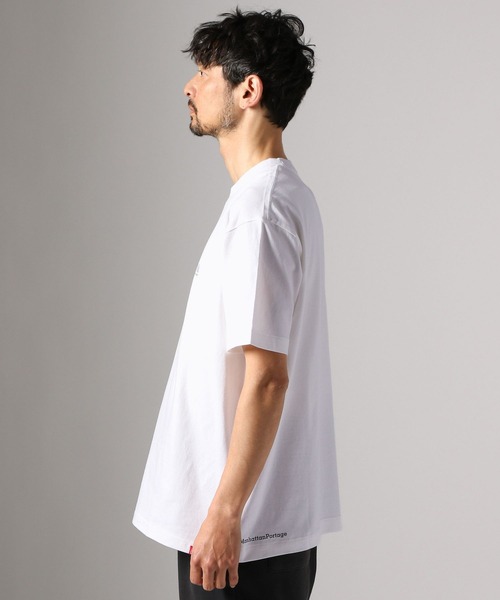Manhattan Portage(マンハッタンポーテージ)の「【Manhattan Portage(マンハッタンポーテージ)】ワンポイントTシャツ(Tシャツ/カットソー・メンズ・ブラック/オフホワイト/グレー・LARGE/MEDIUM)」の9枚目の写真
