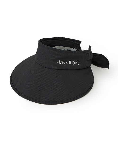 JUN&ROPE'（ジュンアンドロペ）の「クールマックスサッカー3WAYハット/UV・遮熱（ハット・レディース・カーキ/ホワイト/ブラック・FREE）」の11枚目の写真